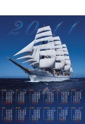 Kalendarz 2011 ścienny jednoplanszowy B1