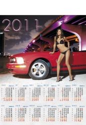 Kalendarz 2011 ścienny jednoplanszowy B1