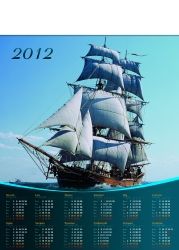 Kalendarz 2012 jednoplanszowy A1