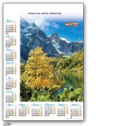 Kalendarz 2012 jednoplanszowy góry