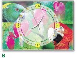 Kalendarz 2012 trójdzielny z zegarem