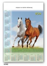 Kalendarz 2014 konie