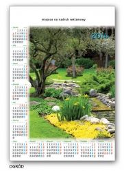 Kalendarz 2014 ogród
