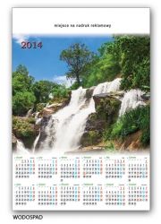 Kalendarz 2014 wodospad