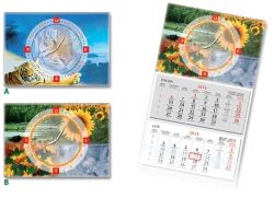 Kalendarz 2014 z zegarem