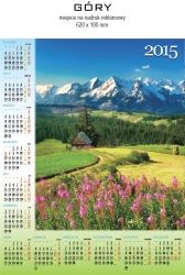 Kalendarz 2015 jednoplanszowy