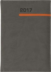 Kalendarz dzienny 2017 A4 z przeszyciem LINIA POZIOMA