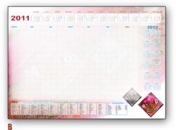 Kalendarze podkładowe -Planery A2
