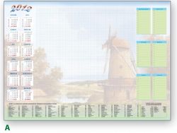 Kalendarze podkładowe 2012 - Planer A2