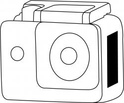 Kamera sportowa HD CATCH IT, biały, transparentny