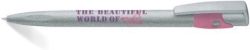 KIKI ECOALLENE długopis szaro-różowy