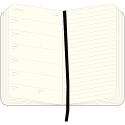Moleskine kieszonkowy kalendarz tygodniowy notatnik, twarda okładka