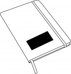 Notatnik LECTOR w rozmiarze DIN A5, czarny, jasnozielony