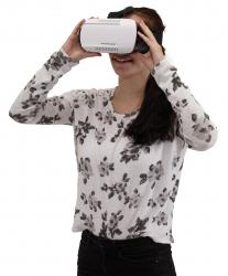 Okulary wirtualnej rzeczywistości IMAGINATION, czarny, biały