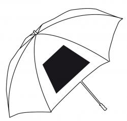Olbrzymi parasol typu golf CONCIERGE, granatowy