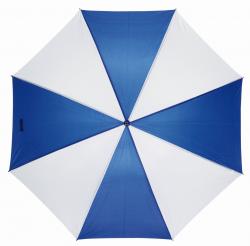 Parasol typu golf RAINDROPS, biały, niebieski