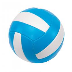 Piłka do siatkówki plażowej PLAY TIME, biały, jasnoniebieski