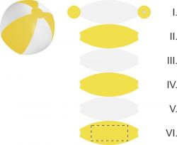 Piłka plażowa (ø28 cm)