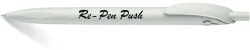 RE-PEN PUSH długopis biały