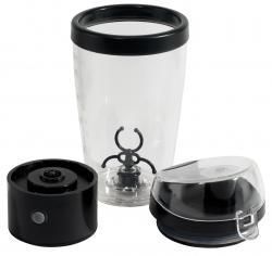 Shaker elektryczny CURL, transparentny, czarny
