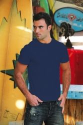 T-Shirt męski z krótkim rękawem 205g Granatowy XL