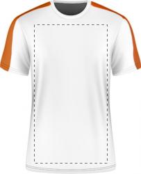 T-shirt Tecnic Dinamic Comby pomarańcz