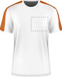 T-shirt Tecnic Dinamic Comby pomarańcz