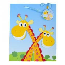 Torba na prezenty dla dzieci z motywem żyrafy