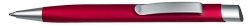 TRIANGULAR długopis metalowy, czerwono-srebrny, wkład niebieski
