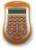 8-cyfrowy kalkulator z zegarem