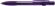 ALLEGRA długopis transparentny fioletowy
