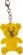 Brelok odblaskowy Teddy żółty