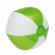 Piłka plażowa OCEAN, biały, transparentny zielony